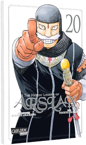 Buchcover und Innenansicht für das Buch: Arslan Senki