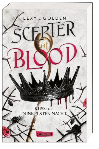 Buchcover und Innenansicht für das Buch: Scepter of Blood. Kuss der dunkelsten Nacht (Scepter of Blood 1)