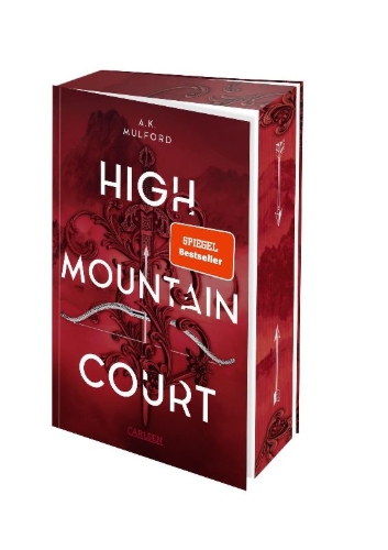 Buchcover und Innenansicht für das Buch: The Five Crowns of Okrith 1: High Mountain Court