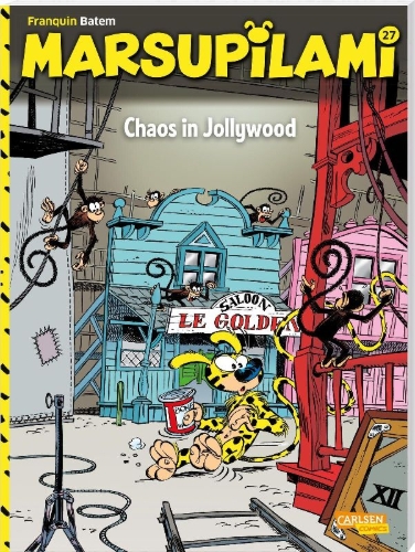 Buchcover und Innenansicht für das Buch: Marsupilami 13: Le défilé du jaguar