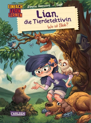 Buchcover und Innenansicht für das Buch: Lian, die Tierdetektivin 2: Wo ist Blob?