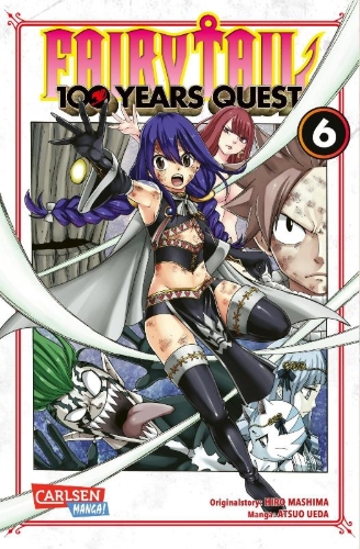 Buchcover und Innenansicht für das Buch: Fairy Tail: 100 Years Quest