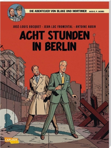Buchcover und Innenansicht für das Buch: Huit Heures à Berlin