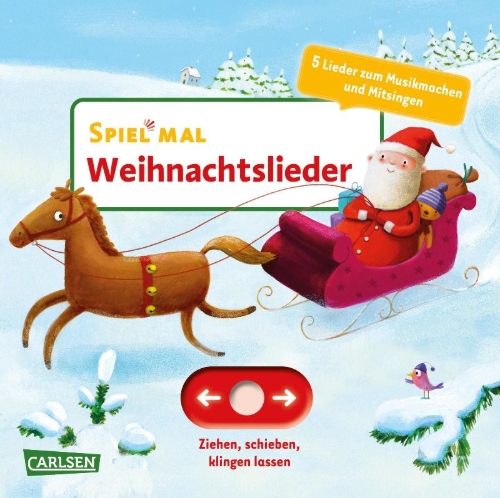 Buchcover und Innenansicht für das Buch: Spiel mal - Weihnachtslieder