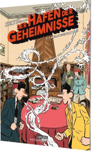 Buchcover und Innenansicht für das Buch: New Cherbourg Stories Tome 5 - Secrets de famille