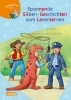 Buchcover und Innenansicht für das Buch: LESEMAUS zum Lesenlernen Sammelbände: Spannende Silben-Geschichten zum Lesenlernen