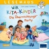 Buchcover und Innenansicht für das Buch: LESEMAUS 166: Wir KiTa-Kinder - Die Übernachtungs-Party