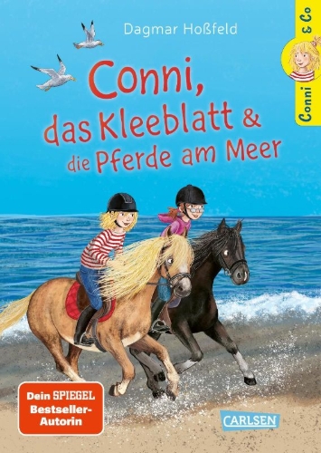 Buchcover und Innenansicht für das Buch: Conni & Co 11: Conni, das Kleeblatt und die Pferde am Meer