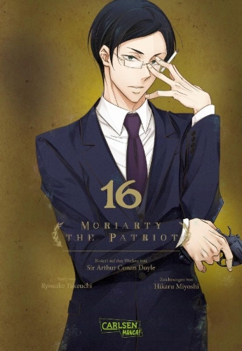 Buchcover und Innenansicht für das Buch: Yuukoku no Moriarty
