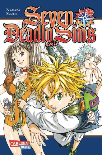 Buchcover und Innenansicht für das Buch: Nanatsu no Taizai
