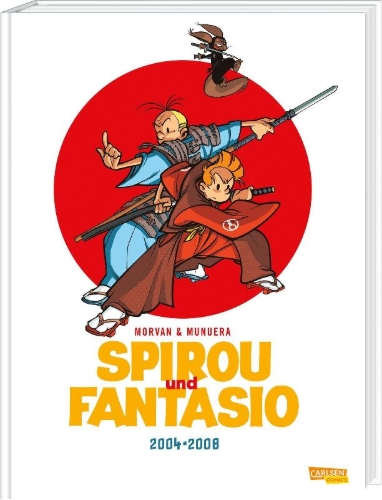 Buchcover und Innenansicht für das Buch: Spirou und Fantasio Gesamtausgabe 17: 2004-2008