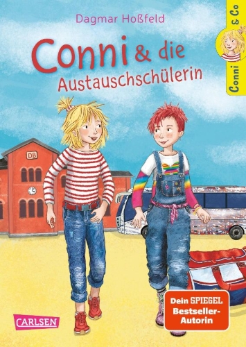 Buchcover und Innenansicht für das Buch: Conni & Co 3: Conni und die Austauschschülerin