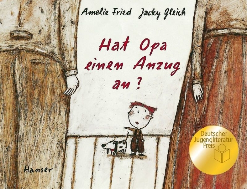 Buchcover und Innenansicht für das Buch: Hat Opa einen Anzug an?