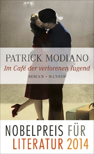 Buchcover und Innenansicht für das Buch: Dans le café de la jeunesse perdue