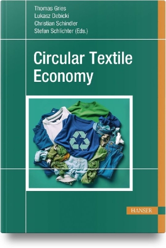 Buchcover und Innenansicht für das Buch: Circular Textile Economy