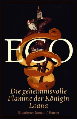 Buchcover und Innenansicht für das Buch: La misteriosa fiamma della regina Loana