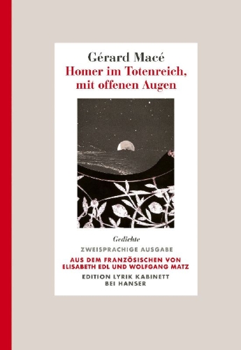 Buchcover und Innenansicht für das Buch: Homère au royaume des morts a les yeux ouverts
