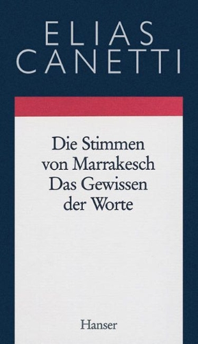 Buchcover und Innenansicht für das Buch: Gesammelte Werke 06. Die Stimmen von Marrakesch / Das Gewissen der Worte