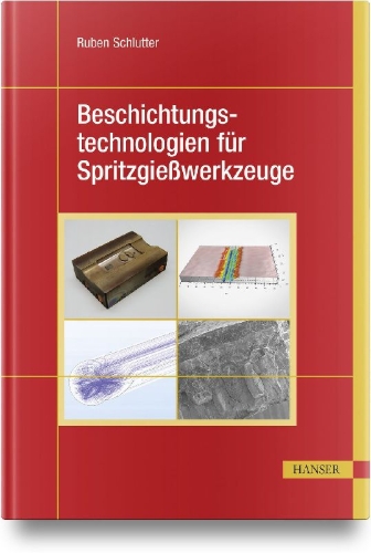 Buchcover und Innenansicht für das Buch: Beschichtungstechnologien für Spritzgießwerkzeuge