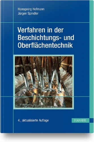 Buchcover und Innenansicht für das Buch: Verfahren in der Beschichtungs- und Oberflächentechnik