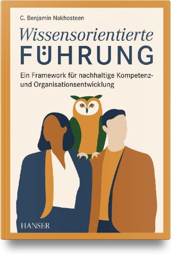 Buchcover und Innenansicht für das Buch: Wissensorientierte Führung