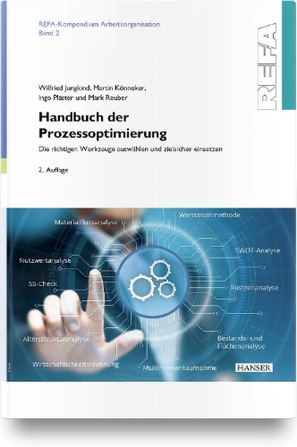 Buchcover und Innenansicht für das Buch: Handbuch der Prozessoptimierung