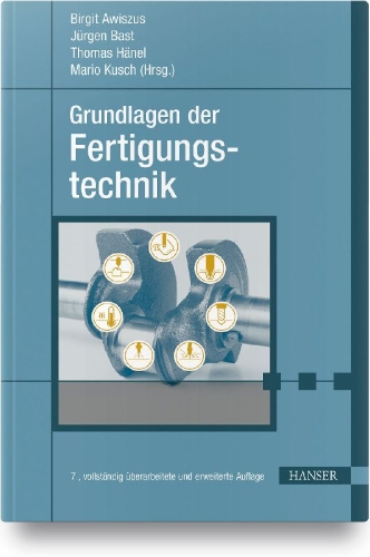 Buchcover und Innenansicht für das Buch: Grundlagen der Fertigungstechnik