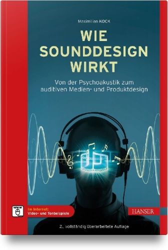 Buchcover und Innenansicht für das Buch: Wie Sounddesign wirkt