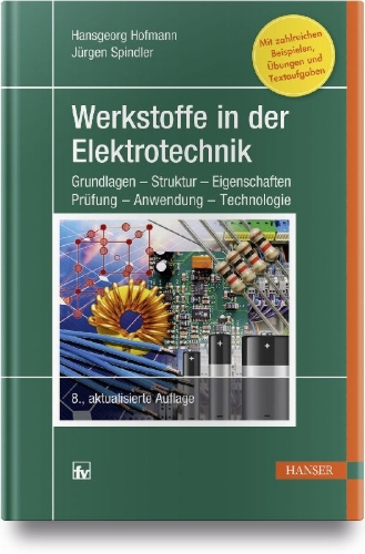 Buchcover und Innenansicht für das Buch: Werkstoffe in der Elektrotechnik
