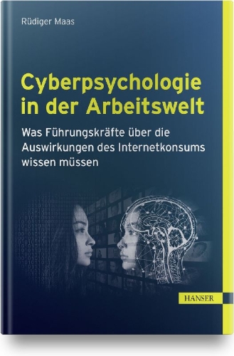 Buchcover und Innenansicht für das Buch: Cyberpsychologie in der Arbeitswelt