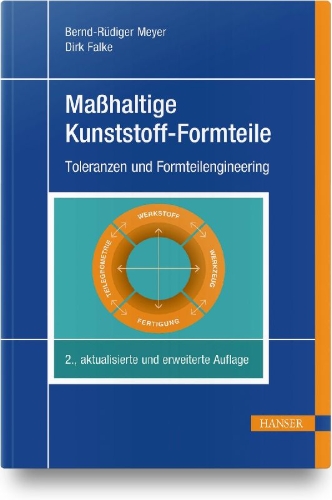 Buchcover und Innenansicht für das Buch: Maßhaltige Kunststoff-Formteile