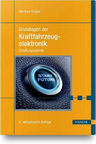 Buchcover und Innenansicht für das Buch: Grundlagen der Kraftfahrzeugelektronik