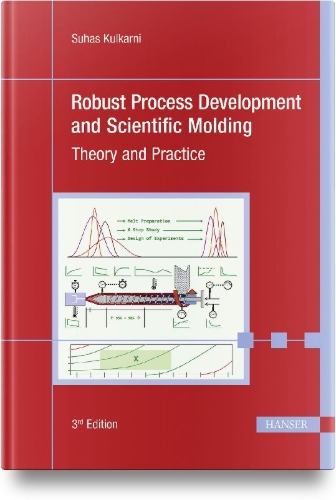 Buchcover und Innenansicht für das Buch: Robust Process Development and Scientific Molding