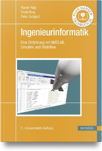 Buchcover und Innenansicht für das Buch: Ingenieurinformatik