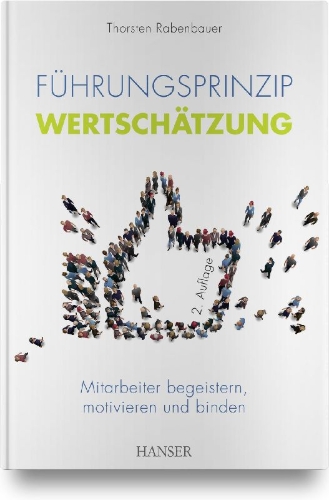 Buchcover und Innenansicht für das Buch: Führungsprinzip Wertschätzung