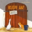 Buchcover und Innenansicht für das Buch: Klopf an! Auf dem Bauernhof
