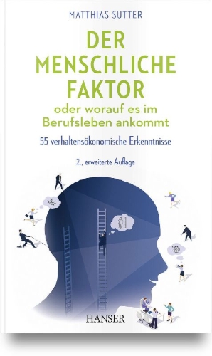 Buchcover und Innenansicht für das Buch: Der menschliche Faktor oder worauf es im Berufsleben ankommt