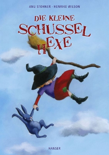Buchcover und Innenansicht für das Buch: Die kleine Schusselhexe