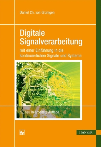 Buchcover und Innenansicht für das Buch: Digitale Signalverarbeitung