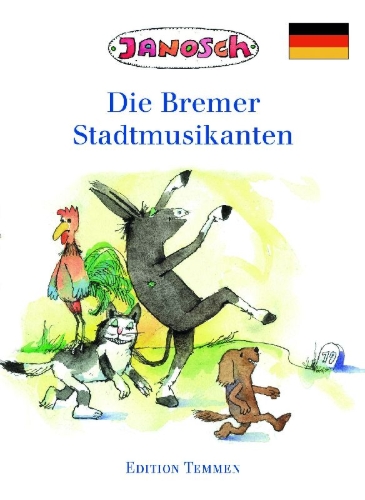 Buchcover und Innenansicht für das Buch: Die Bremer Stadtmusikanten