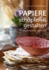Buchcover und Innenansicht für das Buch: Papiere schöpfen und gestalten