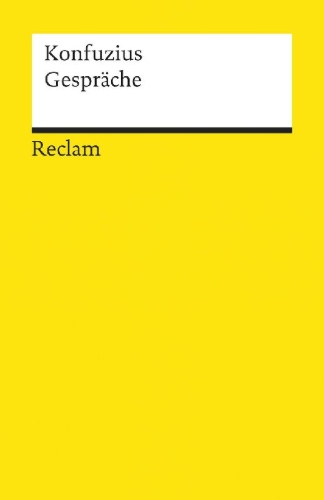 Buchcover und Innenansicht für das Buch: Gespräche ( Lun-Yu)