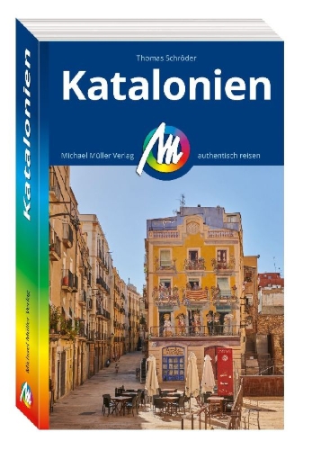 Buchcover und Innenansicht für das Buch: MICHAEL MÜLLER REISEFÜHRER Katalonien