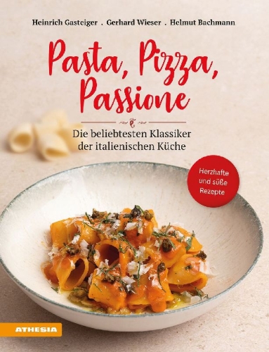 Buchcover und Innenansicht für das Buch: Pasta, Pizza, Passione