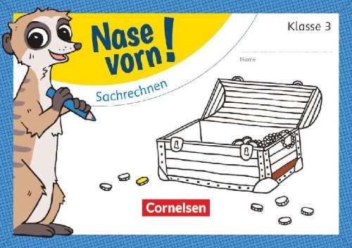 Buchcover und Innenansicht für das Buch: Nase vorn! - Mathematik 3. Schuljahr - Sachrechnen