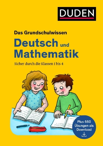Buchcover und Innenansicht für das Buch: Das Grundschulwissen: Deutsch und Mathematik