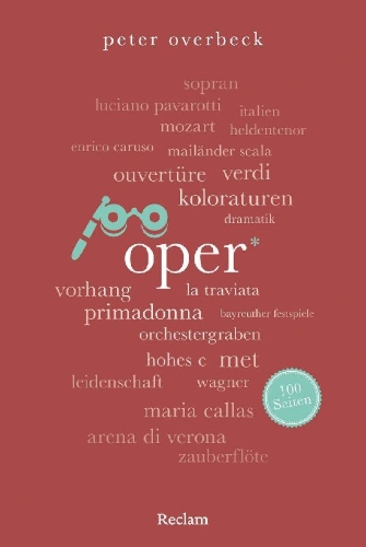 Buchcover und Innenansicht für das Buch: Oper. 100 Seiten