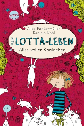 Buchcover und Innenansicht für das Buch: Mein Lotta-Leben 01.  Alles voller Kaninchen
