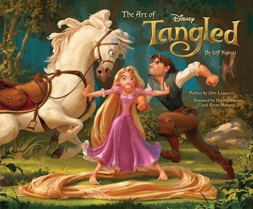 Buchcover und Innenansicht für das Buch: Art of Tangled