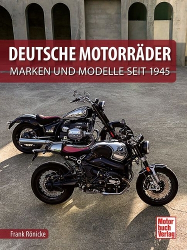 Buchcover und Innenansicht für das Buch: Deutsche Motorräder
